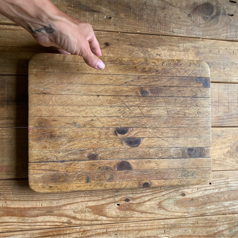Rustic Vintage Wood Cutting Board
